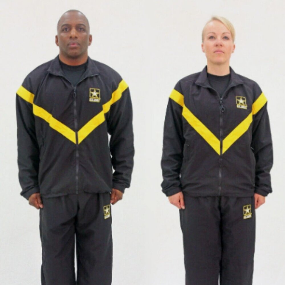AR 670-1 ARMY ISSUE UNISEX PHYSICAL FITNESS UNIFORM APFU PT JACKET